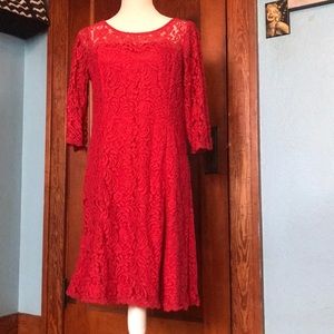 Size 18 R & K Dress with FREE Santa earrings!
